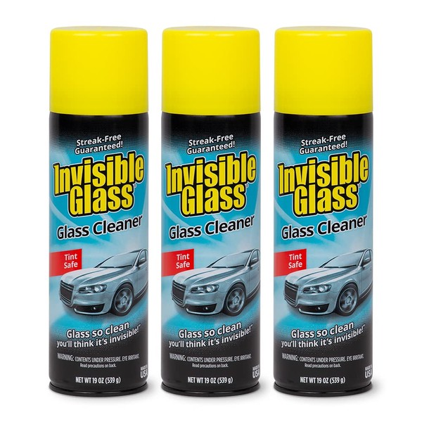 Invisible Glass 91164-3PK 19-Ounce Cleaner for Auto and Home for