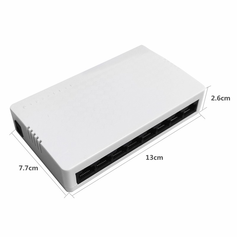 8-port 100M Switch Ethernet Switch 8 Adaptive 10/100Mbps Ethernet Ports