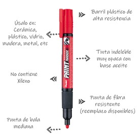 Pentel MMP20-B Marcador Permanente