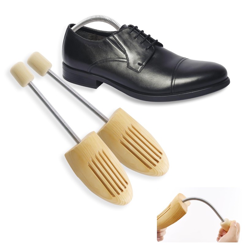BEASAFY Wooden Shoe Tree, Natural wood colour