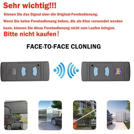 868.3 MHz Garage Door Opener for Hörmann Handheld Transmitter, Hormann Remote Control Garage Door Universal 868 MHz Compatible MHz Hörmann Garage Door Opener HSM2 HSM4 HS1 HS2 HS4 HSE2 HSZ1 HSZ2 HSP4