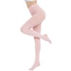 CozyWow Women's 80 Denier Solid Color Soft Opaque Footed Tights