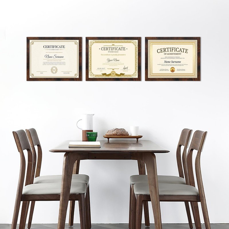 Wtrgas 1 Pack 8.5x11 Picture Frame for Tabletop and Wall,