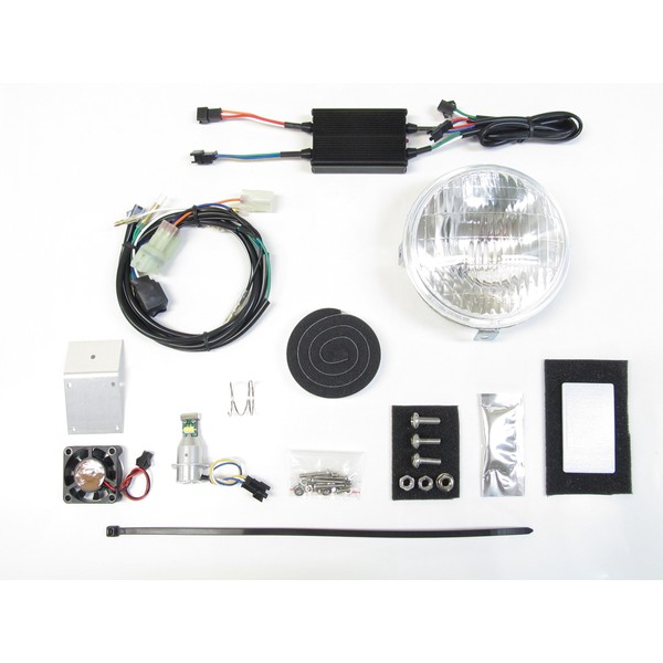PROTEC LBH-H06 63006-30 LED Classical Headlight Kit, 12v20w 3000k '18 to Cross Cub 110 (JA45)