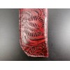 Buck Knives DRAGONBACKBONE FLORAL TOOLED leather BUCK 110 knife sheath