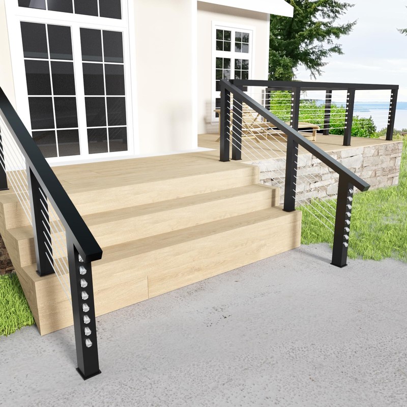 BLIKA 20 Pack 1/4" ID Angle Washers for Cable Railing