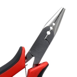 Hair Extension Tool Kit for Nano Beads Opener and Removal Three-hole Hair Plier Microlink Crochet Hook Needle for Professional Hair Styling