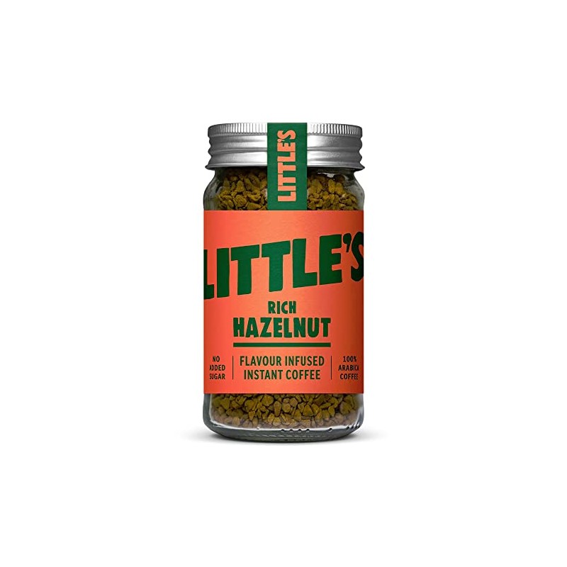 Littles Rich Hazelnut Infused Instant Coffee 3 X 50g Jars