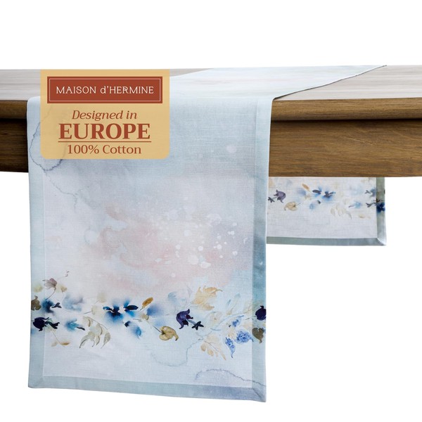 Maison d' Hermine Tablerunner 100% Cotton Table Runner Decorative Easter