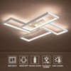 Shine LUEST Modern LED Ceiling Light Fixture White Flush Mount