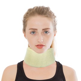 Actesso Neck Collar Brace for Whiplash Trauma, Pain Support and Cervical Arthritis (Beige, Extra Large)