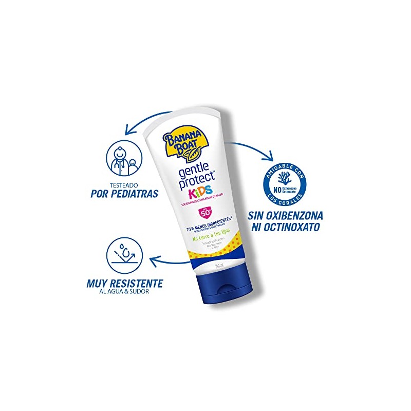 BANANA BOAT Gentle Protect Kids FPS 50 Loción 180 ml