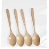 kicoriya Set of 4 Wooden Curry Spoons Dinner Spoons