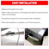 CANOPUS 13Ft Car Door Edge Guards, U Shape Auto Rubber