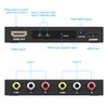 Uzifhdhi 2 Port RCA to HDMI Converter, AV to HDMI