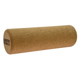 Urban Fitness Cork Yoga Roller Natural Firm Massager for Deep Tissue Myofascial Release Muscle Recovery Stretching Pilates Mobility Eco Friendly Therapy Tool