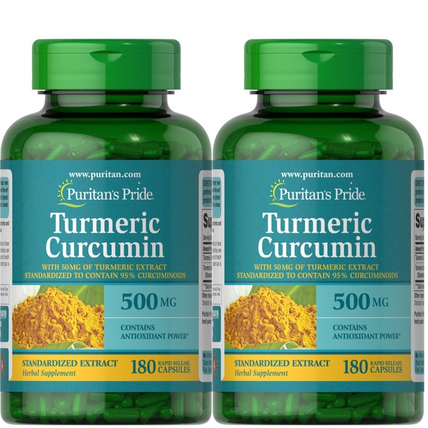 Puritan's Pride Puritan's Pride Turmeric Curcumin 500 Mg Contains Antioxidants,