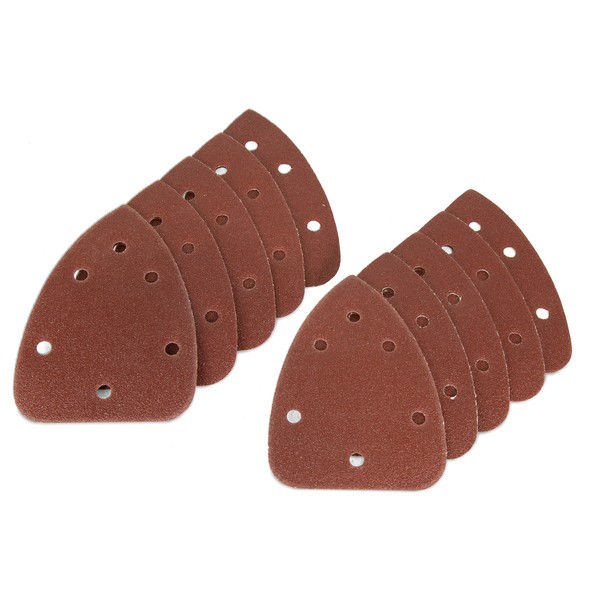 WEN 6301SP240 Detailing Palm Sander 240-Grit Hook & Loop Sandpaper