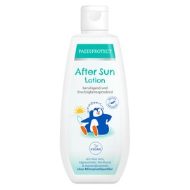 PAEDIPROTECT After Sun Lotion 200 ml for Baby, Children and Adults, Cooling Body Lotion with Aloe Vera for Face and Body, No Microplastics, Vegan