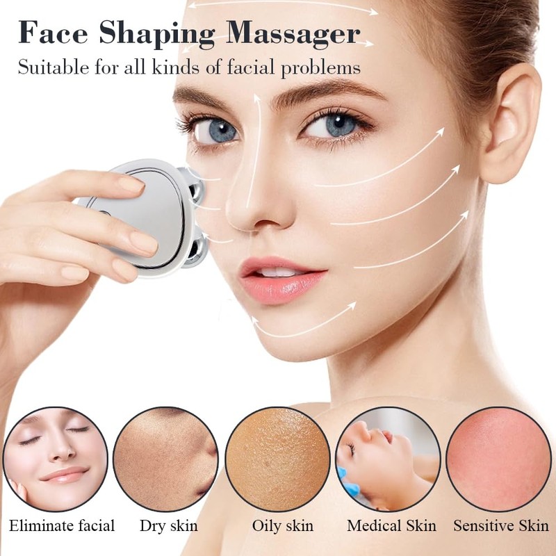HASAIKA Face Massager Electric Face Massager Against Wrinkles, Neck Face