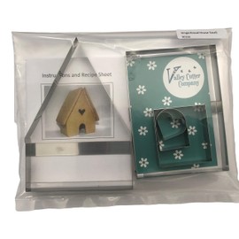 Gingerbread House Cutter Set (Small) - Stainless Steel Cookie Cutters - Set of 4 Cutters