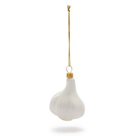 Sur La Table Garlic Glass Ornament