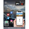 Dash Cam Front and Rear, Veement S80 4k+1080P Dual Dash
