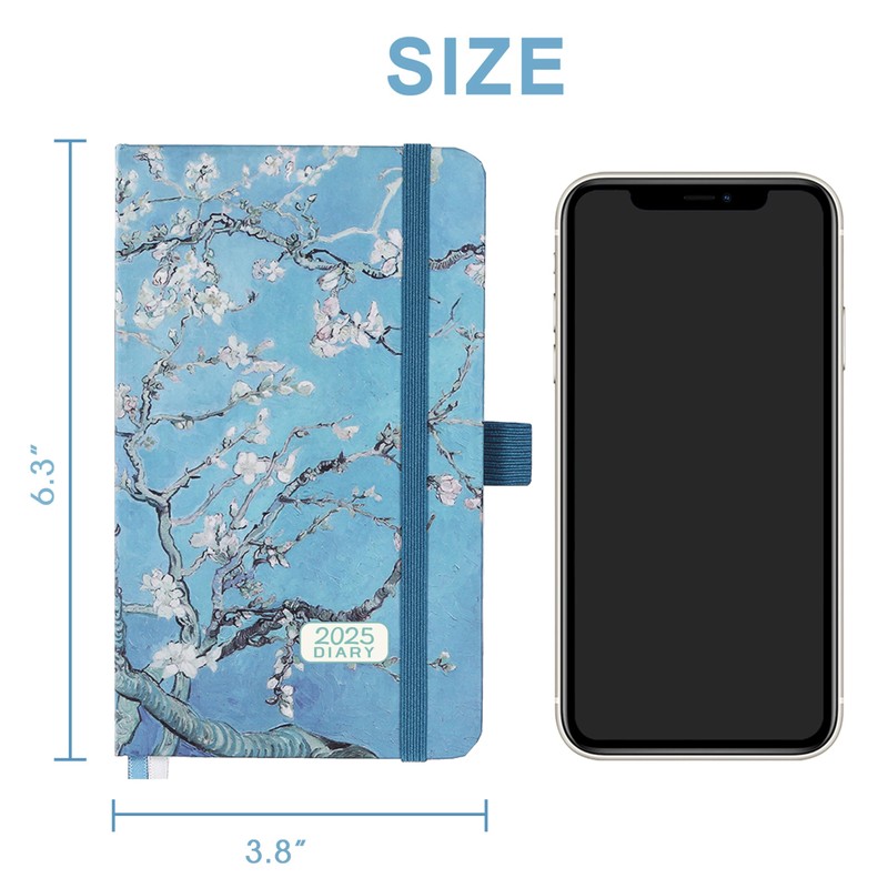 Pocket Diary 2025 - A6 Diary 2025 from January 2025