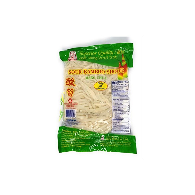 JHC Sliced Bamboo Shoots Strip, 16 Ounce bag (1 pack)