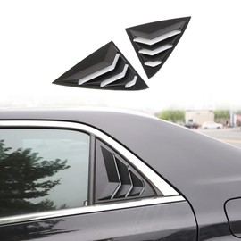 Crosselec - Parasol para ventana lateral (ABS para Chrysler 300 2015-2023) (negro mate)