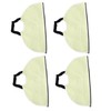 4Pcs Vacuum Mop Replacement Pads, Reusable Mop Cloth Pad Microfiber