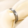 LXBQYSTO 4mm 6mm 8mm Basic Tungsten Ring for Men Casual