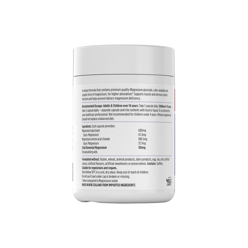 Nutra-Life Magnesium Hi-Zorb 120 Capsules