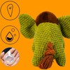 PlaynPaw Elephant Chew Toys Plush Dog Toys, Cute Squeaky Toys