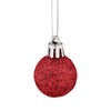 Relaxdays Christmas Baubles Set of 96, Glitter, Matte & Shiny