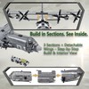 Gonli AC-130 Gunship Airplane Building Blocks 1713PCS WW2 Plane Model