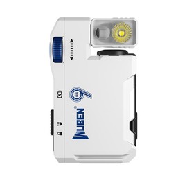 WUBEN G5 Premium Rotatable RGB Mini Pocket Flashlight, 400 Lumens, USB-C Rechargeable, Magnetic Clip, Ideal for Work, Travel, and Gear Bags, dealsforyoudays:_Glacier White (9th Anniversary Edition)