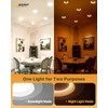 Ensenior 5/6 Inch 5CCT LED Can Lights with Night Light