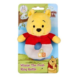 Winnie The Pooh Red Shirt Ring Nursery Rattle Toy