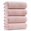 sakano Face Towels, Set of 4, Misty Pink, Approx. 13.8