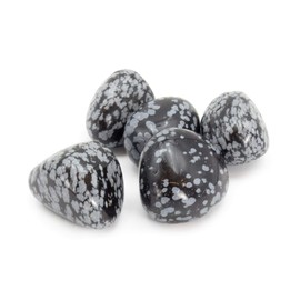 Snowflake Obsidian Tumbled Stone Intuition