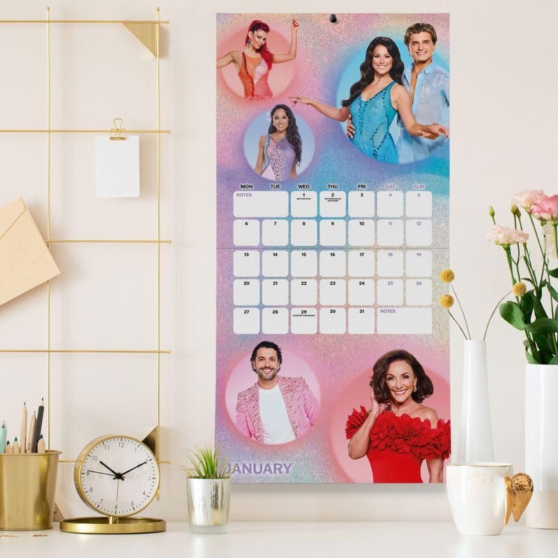 Strictly Come Dancing Calendar 2025 Square Wall Calendar Strictly with