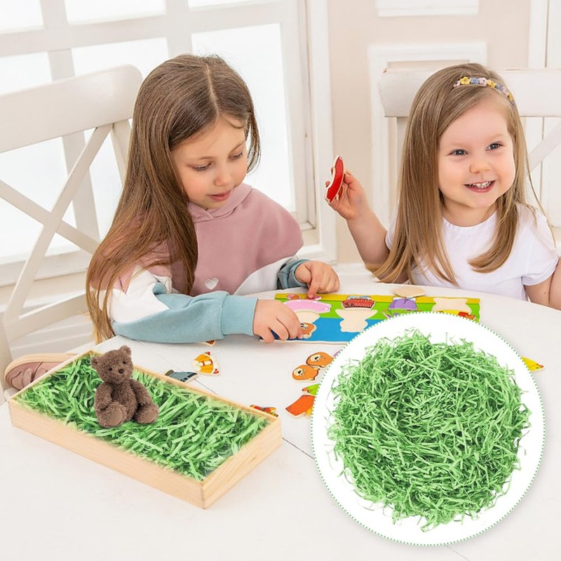 200g Ostergras Geschreddertes Papier, Ostergras Dekogras, Raffia Geschreddertes, Easter Grass,