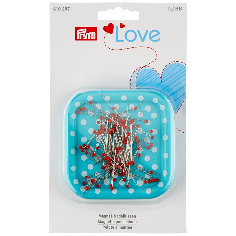PrymLove cuscino magnetico a pois con 9 grammi di spilli