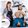 Baluue 2pcs Hair Scissors Organiser Hairdressing Tools Storage Abs Material