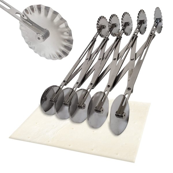 MMmall Pie Sheet Cutter, Pie Cutter, Confectionery, Telescopic Cutter, 5