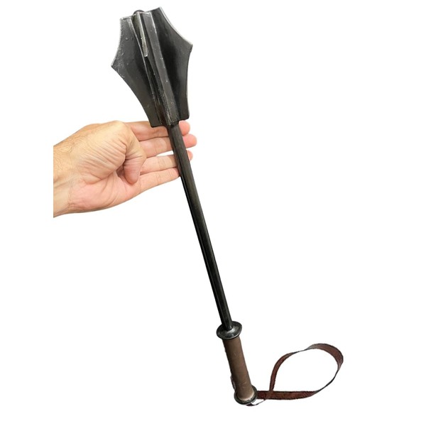 Medieval Crusader Battle Hammer Five Flange Festival Props for Knight