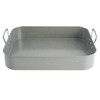 Gibson Home Oster Greystone 2-Piece Carbon Steel Roaster Pan w/Rack,