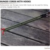 Abaodam 5 Piezas Cordones De Bungee con Ganchos Cuerda Elástica