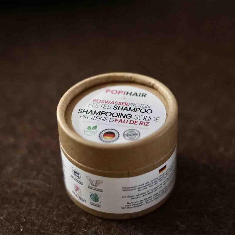 PopiHair - Rice water protein solid shampoo